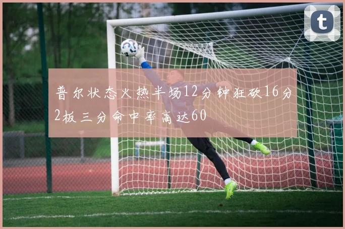 普尔状态火热半场12分钟狂砍16分2板三分命中率高达60